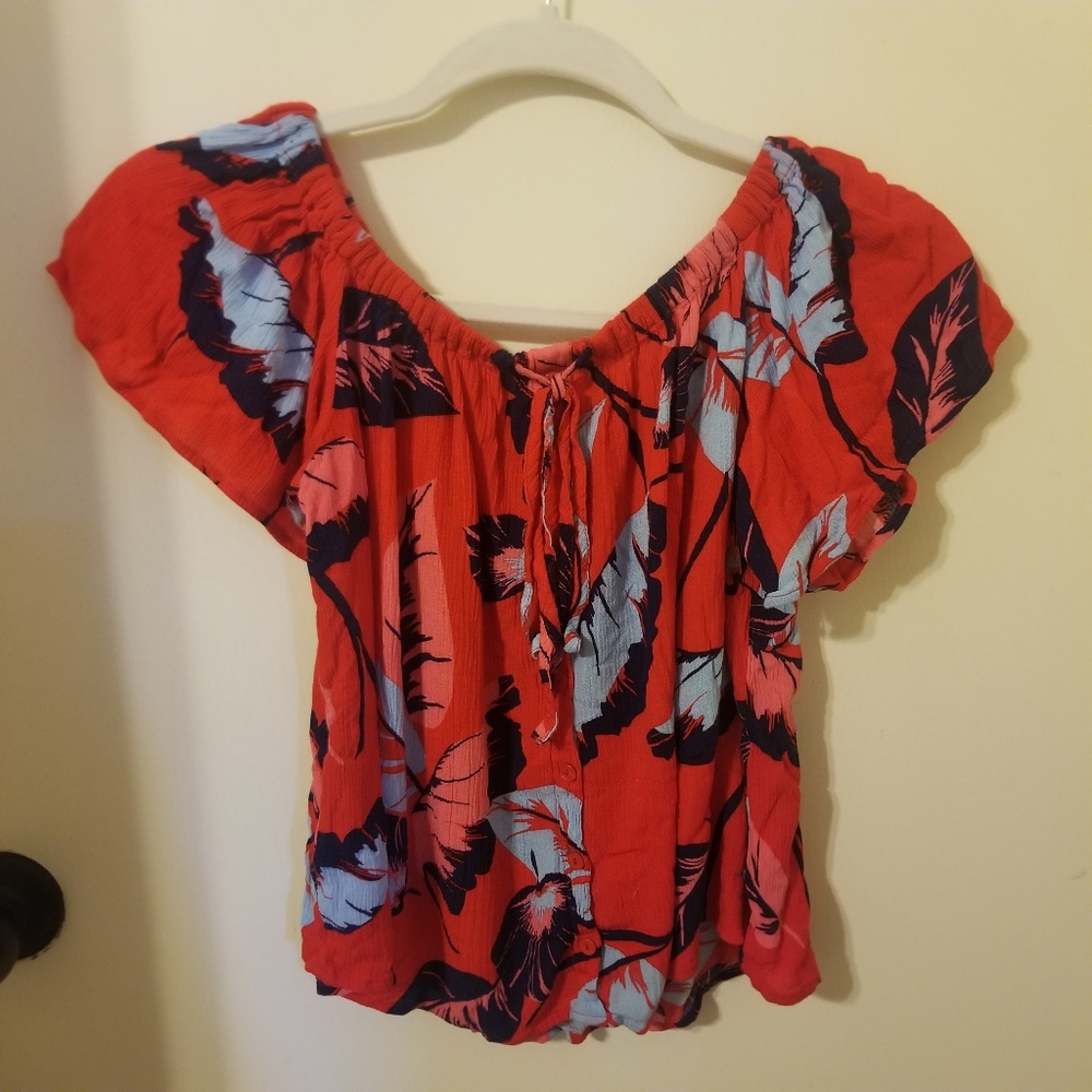 Express - Crop Top Blouse - XS